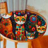 Kleurrijke katten en manen Decoupage Tissue Paper Tissuepapier