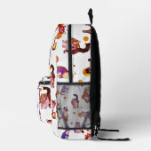 Kleurrijke katten gepersonaliseerd bedrukte rugzak (Rechts)