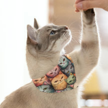 Kleurrijke katten grillige doedel