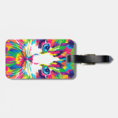 Kleurrijke katten kunst esthetische kat Afbeelding Bagagelabel (Achterkant horizontaal)