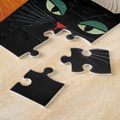 KLEURRIJKE KATTEN KUNST LEGPUZZEL (Zijkant)