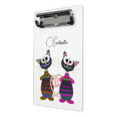 Kleurrijke katten mini klembord (Angled2)