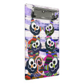 Kleurrijke katten mini klembord (Schuin)