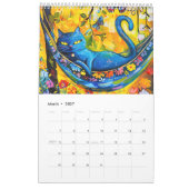 Kleurrijke Katten – Moderne Kunstkalender Kalender (Mar 2027)