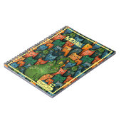 Kleurrijke Katten Patronen Notitieboek (Linkerzijde)