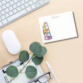Kleurrijke Katten Schattigee Waterverf Grappige Ka Post-it® Notes