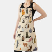 Kleurrijke katten: verschillende rassen patroon schort (Insitu)