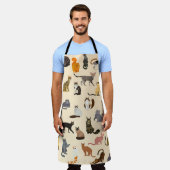 Kleurrijke katten: verschillende rassen patroon schort (Gedragen)