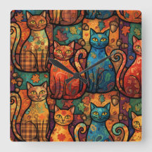 Kleurrijke katten