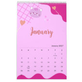 Kleurrijke Kattenkalender 2026 Kalender (Jan 2027)