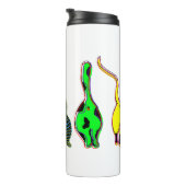 Kleurrijke Kattenkonten Thermosbeker (Geroteerd rechts)