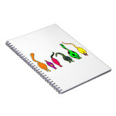 Kleurrijke kattenpeuken notitieboek (Rechterzijde)