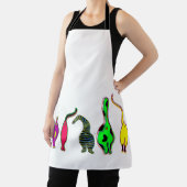 Kleurrijke kattenpeuken schort (Insitu)