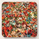 Kleurrijke kauwgom bier onderzetter (Voorkant)