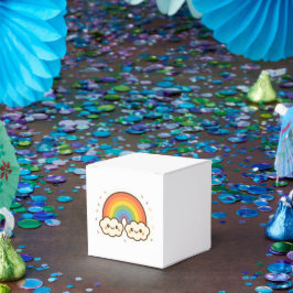 Kleurrijke Kawaii Rainbow Pride Bedankdoosjes