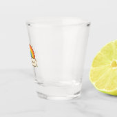 Kleurrijke Kawaii Rainbow Pride Shot Glas (Rechts)