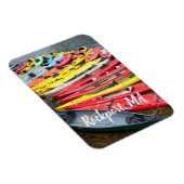 kleurrijke Kayaks, Rockport MA Magneet (Rechterzijde)