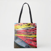 kleurrijke Kayaks Tote Bag (Voorkant)