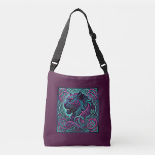 Kleurrijke Keltische tijger Crossbody Tas