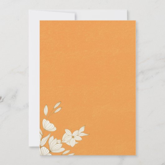 Kleurrijke Kente bruiloft uitnodiging Ankara (Achterkant)