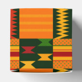 Kleurrijke Kente Favor Box Bedankdoosjes (Bovenkant)