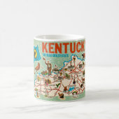 Kleurrijke  Kentucky Kaart Mok (Center)