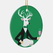 Kleurrijke keramische kerstbal keramisch ornament (Rechts)