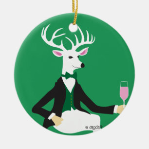 Kleurrijke keramische kerstbal keramisch ornament