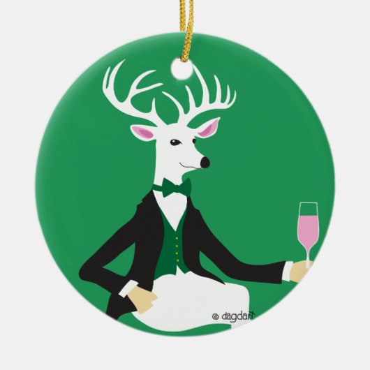 Kleurrijke keramische kerstbal keramisch ornament (Voorkant)