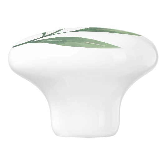 Kleurrijke keramische knoppen blad (Zijkant)