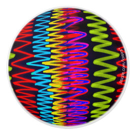 Kleurrijke keramische romp keramische knop