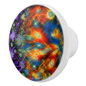 Kleurrijke keramische romp knop (Rechts)