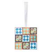 Kleurrijke Keramische Tegels Pattern Christmas Decoratie (Rechts)