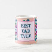 Kleurrijke kers met beste vader ooit koffiemok (Center)