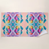 Kleurrijke kers voor de zomer strandlaken (Voorkant)