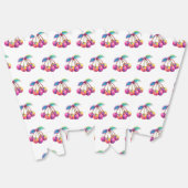 Kleurrijke kersen bedankdoosjes (Ongevouwen)