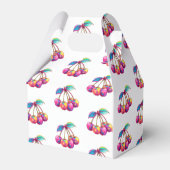 Kleurrijke kersen bedankdoosjes (Achterkant)