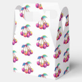 Kleurrijke kersen bedankdoosjes (Geopend)