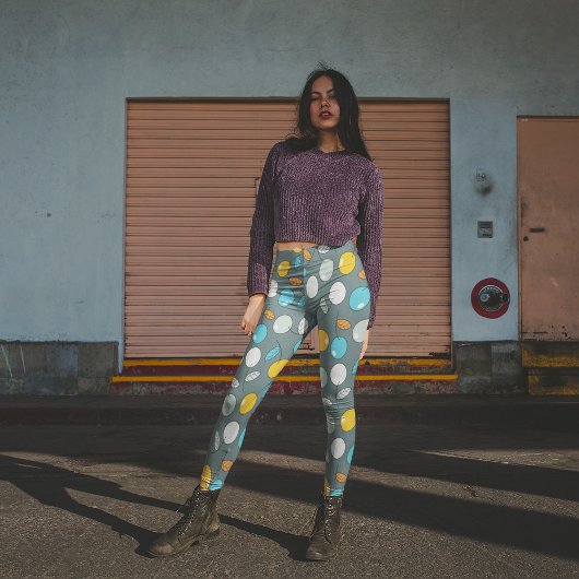 kleurrijke kersen leggings
