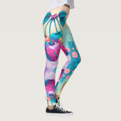 Kleurrijke kersen leggings (Rechts)