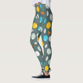 kleurrijke kersen leggings (Links)
