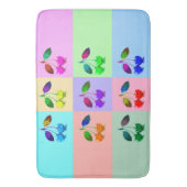 Kleurrijke kersen - Pop kunst Badmat (Voorkant Verticaal)