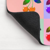 Kleurrijke kersen - Pop kunst Muismat (Hoek)