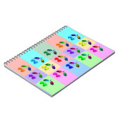 Kleurrijke kersen - Pop kunst Notitieboek (Linkerzijde)