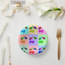 Kleurrijke kersen - Pop kunst