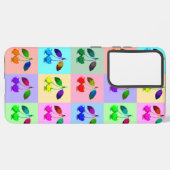 Kleurrijke kersen - Pop kunst Samsung Galaxy Hoesje (Linkerkant)