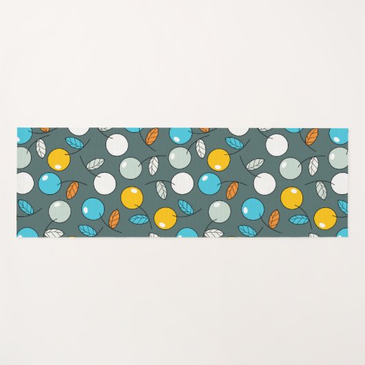 kleurrijke kersen yogamat (Voorkant (horizontaal))