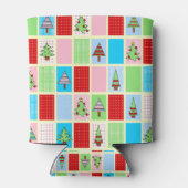 Kleurrijke kerst blikjeskoeler (Achterkant)