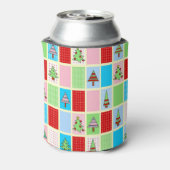 Kleurrijke kerst blikjeskoeler (Blikje Achterkant)