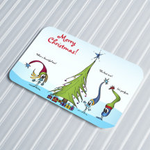 Kleurrijke kerst cartoon karakter